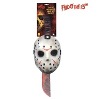 ONLINE ONLY:  Friday 13th Jason Mask & Machete Set