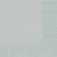Lunch Napkins 40 Pk 2 PLY - Silver