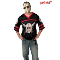 ONLINE ONLY:  Jason Friday 13th Men's Costume Top & Mask