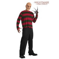 Freddy Krueger Adult Costume Top & Mask