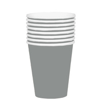 354ml Paper Cups Silver - 20 Pk