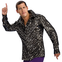 Starry Night Mens Disco Shirt