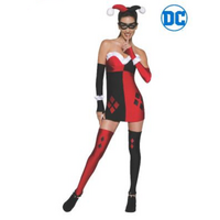 ONLINE ONLY:  Harley Quinn Red & Black Women's Costume