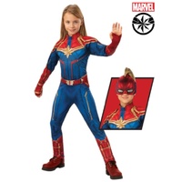 ONLINE ONLY:  Captain Marvel Deluxe Hero Kid's Costume