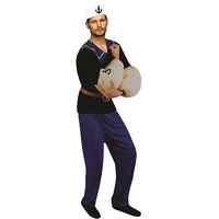 Popeye Muscle Sailor Mens Costume