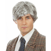 Richie Benaud Inspired Grey Wig