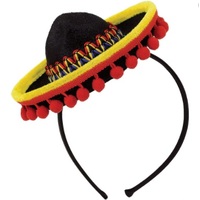 Mexican Mini-Sombrero on Headband