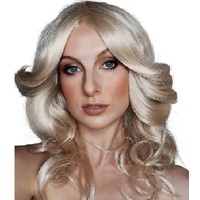 Farrah Fawcett Blonde 70s Flick Wig