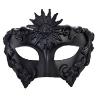 Tesla Black Roman Masquerade Eye Mask