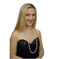 Deluxe Faux Pearl Necklace - Single Strand