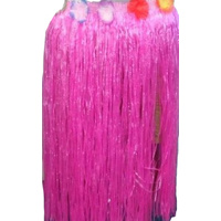Tropical Hawaiian Grass Skirt - Pink