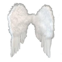 Large Feathered White Angel Wings