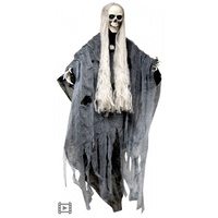Animated Hanging Reaper with Horror Laugh