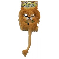 Lion Mask Deluxe 3 Piece Set