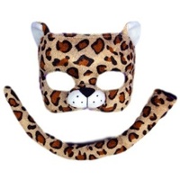 Leopard Deluxe Animal Mask & Tail