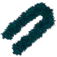 Plush Feather Boa - Teal Green