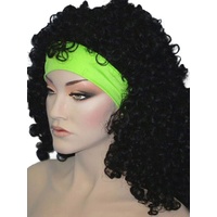 1980s Lycra Headband - Neon Green