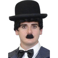 Chaplin Toothbrush Moustache - Black