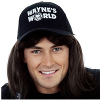 Waynes World Wayne Wig & Cap