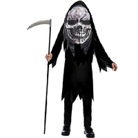 Grim Reaper Big Head Boy's Costume