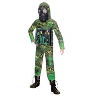 Quarantine Zombie Alien Boy's Costume