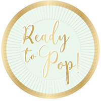 Ready to Pop Paper Plates 23cm Round - 8 Pk