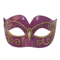 Elegant Lavender Gold Masquerade Eye Mask