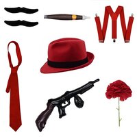 Gangster Accessories Kit - Red