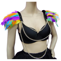 Paradiso Rainbow Feather Harness