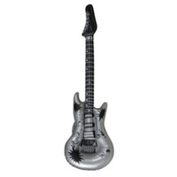 Silver Inflatable Rock Guitar