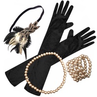 1920s Deluxe Rose Gold Gatsby Flapper Kit