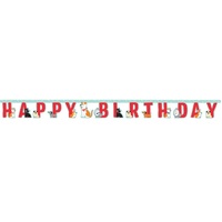 Dog Party Happy Birthday Banner - 2.2m