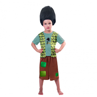 Trolls Branch Boys Costume & Wig