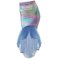 Rainbow Fish Mermaid Adult Skirt