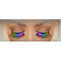 Eyelashes - Rainbow Tinsel