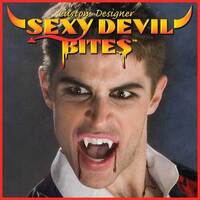 Sexy Devil Bites Vampire Fangs - Large