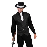 1920s Gangster Costume Kit - Shirt, Vest & Tie