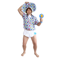 Blue Baby Boomer Adult Costume - One Size