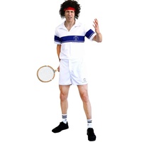 Retro 80s Tennis Player Adult Costume