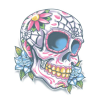 Calaveras Mexican Day Of The Dead Tinsley Tattoo
