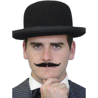 Poirot Moustache - Black