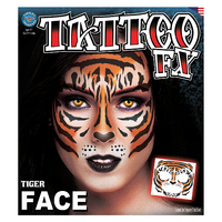 Tiger Full Face Tinsley Tattoo