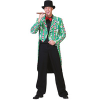 Hit Me Poker Tailcoat Mens Costume - L-XL