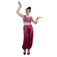 Midriff Genie - Pink Hire Costume*