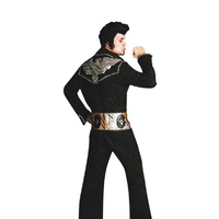 Elvis - Black Hire Costume*