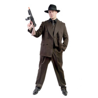 Gangster Suit 3 Piece - G16 Hire Costume*