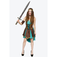 Celtic Warrior Woman Hire Costume