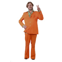 1970s Prom Suit - Orange Hire Costume*
