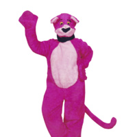 Pink Panther Mascot Hire Costume*