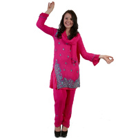 Indian Salwar Kameez - Pink Hire Costume*